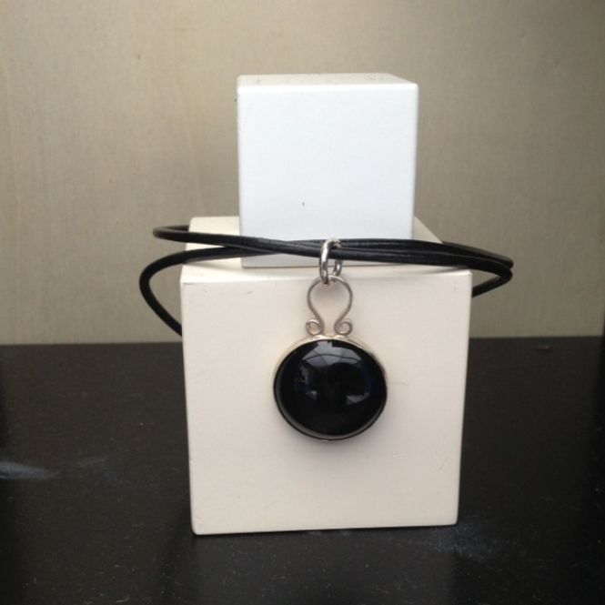Hovedbilde Anheng med svart onyx